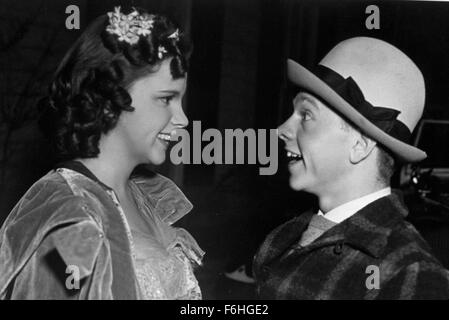 1938, Filmtitel: Liebe findet ANDY HARDY, Regie: GEORGE B SEITZ, Studio: MGM, abgebildet: JUDY GARLAND, MICKEY ROONEY. (Bild Kredit: SNAP) Stockfoto