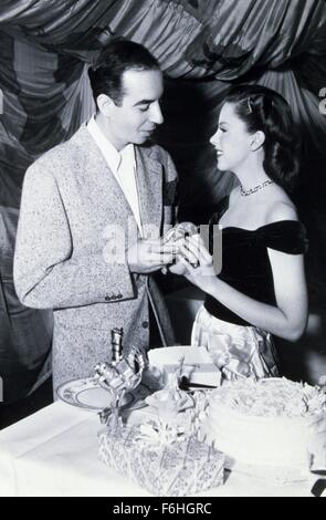 Filmtitel 1945: HARVEY Mädchen, Regie: GEORGE SIDNEY, Studio: MGM, abgebildet: Geburtstage/Jubiläen, JUDY GARLAND, VINCENTE MINNELLI. (Bild Kredit: SNAP) Stockfoto