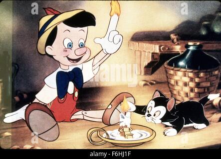 Filmtitel 1940: PINOCCHIO, Regie: BEN SHARPSTEEN, Studio: DISNEY, abgebildet: PINOCCHIO. (Bild Kredit: SNAP) Stockfoto