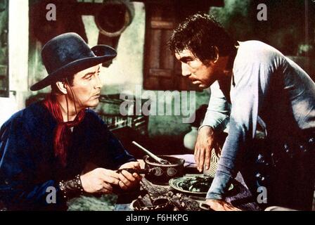 1953, Filmtitel: RIDE, VAQUERO!, Regie: JOHN FARROW, Studio: MGM, Bild: JOHN FARROW, ANTHONY QUINN. (Bild Kredit: SNAP) Stockfoto