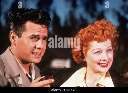 1954, Filmtitel: lange, lange TRAILER, Regie: VINCENTE MINNELLI, abgebildet: DESI ARNAZ, LUCILLE BALL. (Bild Kredit: SNAP) Stockfoto