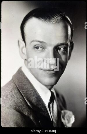 1936, Filmtitel: SWING TIME, Regie: GEORGE STEVENS, Studio: RKO, im Bild: FRED ASTAIRE, ERNEST BACHRACH. (Bild Kredit: SNAP) Stockfoto