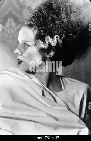 1935, Filmtitel: Braut von FRANKENSTEIN, Regie: JAMES WHALE, abgebildet: FRANKENSTEIN, ELSA LANCHESTER. (Bild Kredit: SNAP) Stockfoto