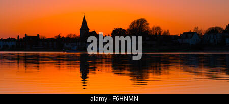 Orange Bosham Stockfoto