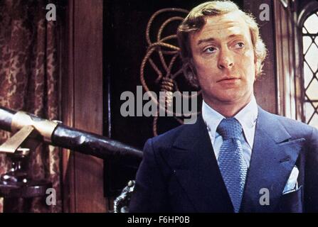 1973, Filmtitel: SLEUTH, Regie: JOSEPH L MANKIEWICZ, Studio: FOX, im Bild: MICHAEL CAINE. (Bild Kredit: SNAP) Stockfoto