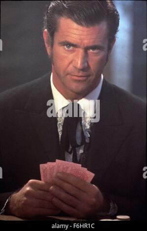 Filmtitel 1994: MAVERICK, Regie: RICHARD DONNER, Studio: WARNER, im Bild: RICHARD DONNER, Glücksspiel. (Bild Kredit: SNAP) Stockfoto