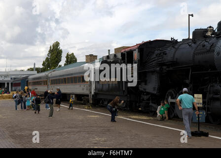 Kürbis Patch Train Williams Arizona Stockfoto