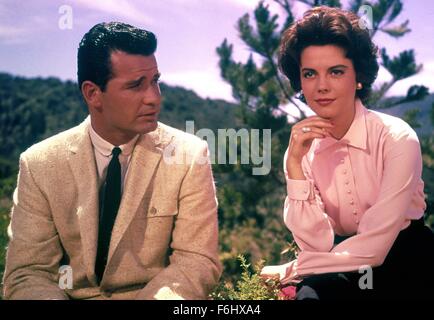 1960, Filmtitel: CASH McCALL, Regie: JOE PEVNEY, Studio: MGM, im Bild: JAMES GARNER, JOE PEVNEY. (Bild Kredit: SNAP) Stockfoto