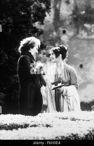 1994, Filmtitel: unsterbliche Geliebte, Regie: BERNARD ROSE, Studio: COLUMBIA, im Bild: LUDWIG VAN BEETHOVEN, Charakter, GARY OLDMAN, BERNARD ROSE. (Bild Kredit: SNAP) Stockfoto