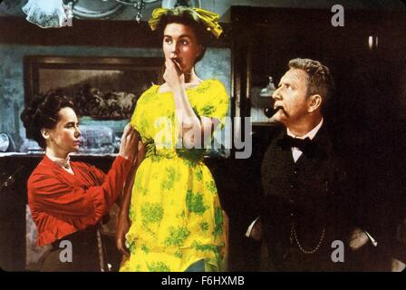 1953, Filmtitel: Schauspielerin, Regie: GEORGE CUKOR, Studio: MGM, im Bild: GEORGE CUKOR, JEAN SIMMONS, SPENCER TRACY. (Bild Kredit: SNAP) Stockfoto