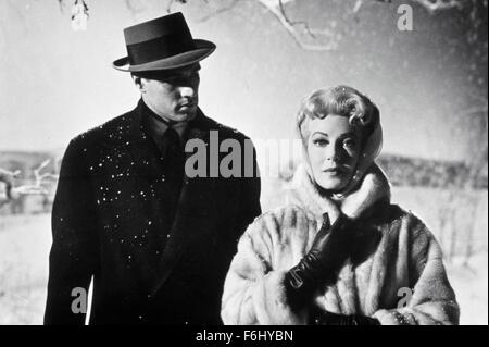 1959, Filmtitel: IMITATION OF LIFE, Regie: DOUGLAS SIRK, Studio: UNIVERSAL, Bild: JOHN GAVIN, DOUGLAS SIRK. (Bild Kredit: SNAP) Stockfoto