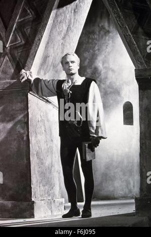 1948, Filmtitel: HAMLET, Regie: LAURENCE OLIVIER, abgebildet: 1948, AWARDS - Akademie, bester Schauspieler. (Bild Kredit: SNAP) Stockfoto