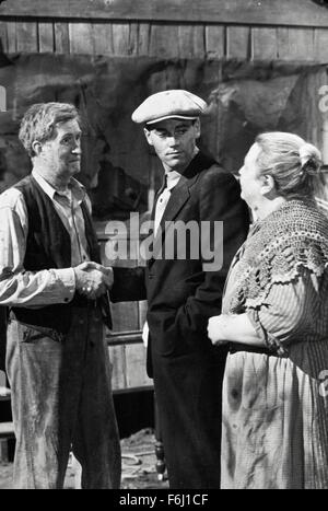 1940, Filmtitel: GRAPES OF WRATH, Regie: JOHN FORD, Studio: FOX, im Bild: JANE DARWELL, HENRY FONDA, JOHN FORD. (Bild Kredit: SNAP) Stockfoto