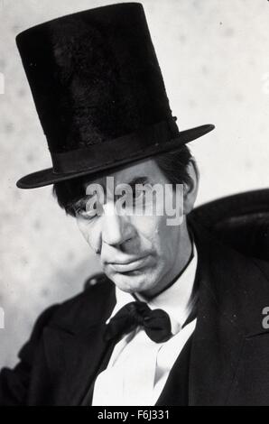 1940, Filmtitel: ABE LINCOLN IN ILLINOIS, Regie: JOHN CROMWELL, Studio: RKO, abgebildet: 1940, ABRAHAM LINCOLN: Präsident, Biografie, Charakter, JOHN CROMWELL, Hut, historisches DRAMA, RAYMOND MASSEY, Präsidenten (US). (Bild Kredit: SNAP) Stockfoto