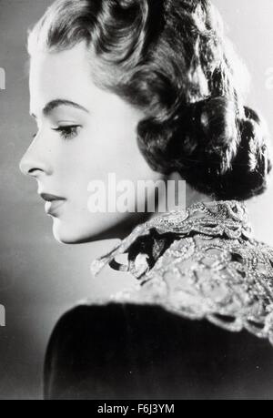 1941, Filmtitel: ADAM hatte vier Söhne, Regie: GREGORY RATOFF, Studio: COLUMBIA, im Bild: INGRID BERGMAN. (Bild Kredit: SNAP) Stockfoto