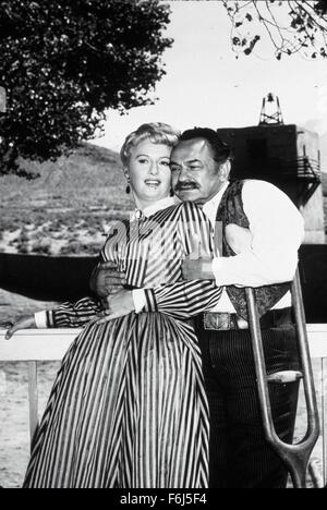 1955, Filmtitel: gewalttätige Männer, Regie: RUDOLPH MATE, Studio: COLUMBIA, im Bild: RUDOLPH MATE, EDWARD ROBINSON G. (Kredit-Bild: SNAP) Stockfoto