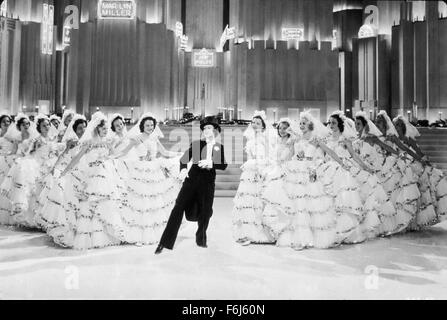 1938, Filmtitel: BROADWAY MELODY OF 1938, Regie: ROY DEL RUTH, Studio: MGM, im Bild: Chor, Kleidung, Tanz, ROY DEL RUTH, DRAG, Hut, ELEANOR POWELL, TOP. (Bild Kredit: SNAP) Stockfoto