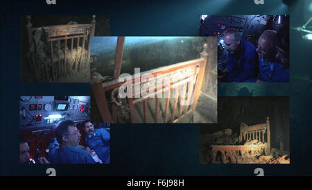 31. März 2003; Hollywood, Kalifornien, USA; Szenen aus der Familie Dokumentarfilm '' Ghosts of the Abyss'' unter der Regie von James Cameron. Stockfoto