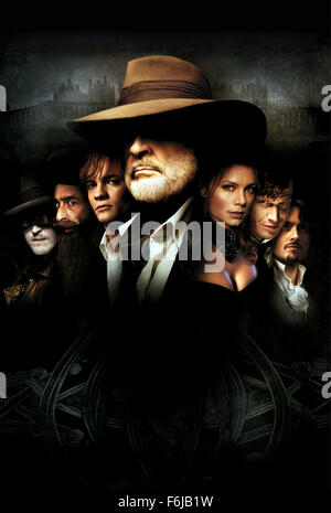 11. Juli 2003; Hollywood, Kalifornien, USA; Plakat für die Aktion, Sci-Fi, fantasy '' The League of Extraordinary Gentlemen'' unter der Regie von Stephen Norrington. Stockfoto