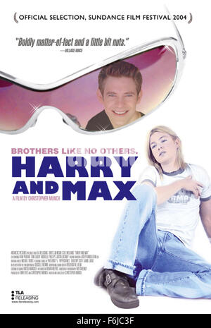 Erscheinungsdatum: 17. Januar 2004. FILMTITEL: Harry und Max. STUDIO: Antarktis Bilder. PLOT: Zwei Brüder, 23 und 16, die beiden Teenie-Idole sind, kommen sich mit ihren letzten dysfunktionalen Familie und tiefe Zuneigung für einander. IM BILD:. Stockfoto