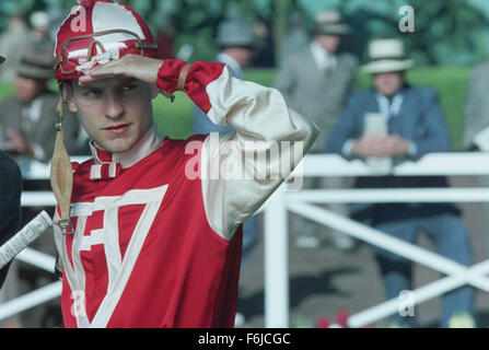 22. Juli 2003; Hollywood, Kalifornien, USA; Schauspieler TOBEY MAGUIRE als jockey Red Pollard in "Seabiscuit." Stockfoto