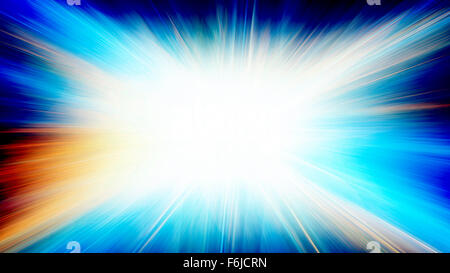 Muster mit hellen platzen. Abstrakte horizontale Retro-Hintergrund mit Neon flash Stockfoto