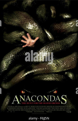 Erscheinungsdatum: 27. August 2004. FILMTITEL: Anacondas: die Jagd nach der Blut-Orchidee. STUDIO: Screen Gems. PLOT: Eine wissenschaftliche Expedition begibt sich auf Borneo, suchen eine Blume namens der Blut-Orchidee, die längere Lebensdauer gewähren könnte. Unterdessen laufen in Konflikt mit der sie Schlangen und einander. IM BILD:. Stockfoto