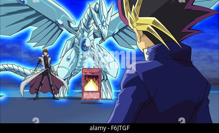 Sep 08, 2004; Datei unbekannt; Zeichen KAIBA, BLAUÄUGIGER SHINING Drache und YUGI in die animierte Abenteuer "Yu-Gi-Oh." Stockfoto