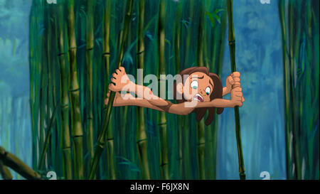 Erscheinungsdatum: 14. Juni 2005. FILMTITEL: Tarzan II. STUDIO: Walt Disney Pictures. PLOT: Die Geschichte von Tarzan Missgeschicke als junge als He sucht seine wahre Identität und die Bedeutung der Familie. IM BILD:. Stockfoto