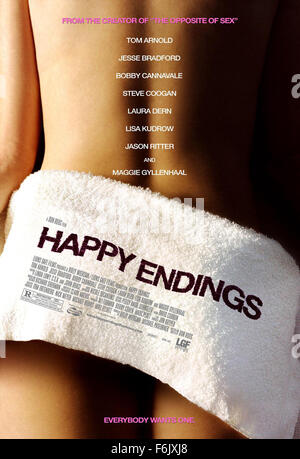 Datum der Freigabe: 20. Januar 2005. FILMTITEL: Happy End. STUDIO: Lions Gate Films. PLOT: Ein Ensemble cast 10 Geschichten mit Verflechtung Zeichen. Eine Geschichte ist über einen Vater und Sohn, die sich aus der gleichen Frau. Ein anderes zeigt eine Frau, die vor langer Zeit gab ihr Baby zur Adoption freigeben, aber wird jetzt durch ein Dokumentarfilmer, der behauptet zu wissen, das jetzt gewachsen Kind Aufenthaltsort erpresst. IM BILD:. Stockfoto