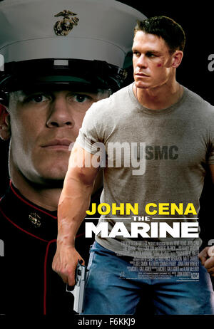 Datum der Freigabe: 13. Oktober 2006. FILMTITEL: Die Marine. STUDIO: 20th Century Fox. PLOT: Eine Gruppe von Diamant-Diebe auf der Flucht entführen die Frau eines vor kurzem entladenen Marines, geht auf eine Verfolgungsjagd durch die Wüste aus South Carolina ihr abrufen. Im Bild: JOHN CENA als John Triton. Stockfoto