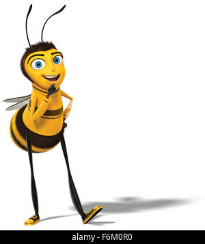 Datum der Freigabe: 2. November 2007. FILMTITEL: Bee Movie - STUDIO: Paramount Pictures. PLOT: Barry B. Benson (Seinfeld), eine Biene, die gerade vom College absolviert hat ist desillusioniert auf seiner einsamen Berufswahl: Honig machen. Auf eine besondere Reise außerhalb der Bienenkorb ist Barrys Leben gerettet durch Vanessa (Zellweger), ein Blumengeschäft in New York City. Da ihre Beziehung Blüten entdeckt er Menschen tatsächlich essen Honig und anschließend beschließt, uns zu verklagen. Bild: JERRY SEINFELD als die Stimme des Barry B. Benson. Stockfoto