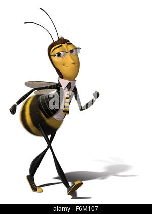 Datum der Freigabe: 2. November 2007. FILMTITEL: Bee Movie - STUDIO: Paramount Pictures. PLOT: Barry B. Benson (Seinfeld), eine Biene, die gerade vom College absolviert hat ist desillusioniert auf seiner einsamen Berufswahl: Honig machen. Auf eine besondere Reise außerhalb der Bienenkorb ist Barrys Leben gerettet durch Vanessa (Zellweger), ein Blumengeschäft in New York City. Da ihre Beziehung Blüten entdeckt er Menschen tatsächlich essen Honig und anschließend beschließt, uns zu verklagen. Bild: JERRY SEINFELD als die Stimme des Barry B. Benson. Stockfoto