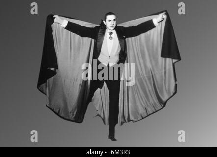 Erscheinungsdatum: 14. Februar 1931. Titel: Dracula. STUDIO: Universal Pictures. PLOT: Die uralte Vampir Graf Dracula kommt in England und beginnt um Beute auf die tugendhafte Junge Mina. Im Bild: BELA LUGOSI als Graf Dracula. Stockfoto