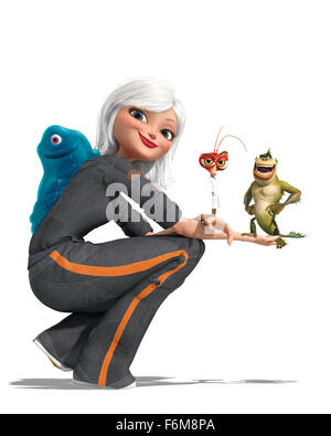 Erscheinungsdatum: 27. März 2009. FILMTITEL: Monsters vs. Aliens. STUDIO: DreamWorks Animation. PLOT: Wenn ein Meteorit aus dem Weltall ein junges Mädchen trifft und sie in ein riesiges Monster verwandelt, wird sie zu einer geheimen Regierung Verbindung gebracht wo sie trifft eine bunt zusammengewürfelte Gruppe von Monstern, die im Laufe der Jahre auch aufgerundet. Bild: Gigantika Stimme REESE WITHERSPOON. Stockfoto