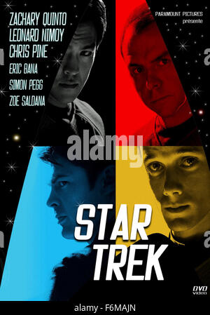 Erscheinungsdatum: 8. Mai 2009. FILMTITEL: Star Trek. STUDIO: Paramount Pictures. PLOT: Eine Chronik der frühen Tage von Kirk und seine Kollegen USS Enterprise-Crew-Mitglieder. IM BILD:. Stockfoto