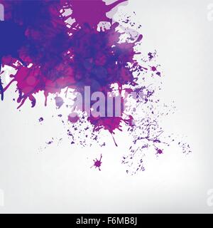 Farbigen Lack Spritzer auf abstrakten Hintergrund. Abstraktes Vektor-Illustration mit Hintergrund. Stock Vektor
