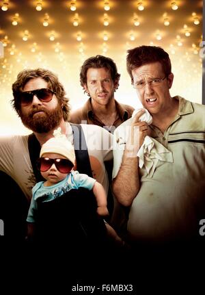 HFPA 67. Annual Golden Globes - 2010 - Best Motion Picture - Komödie / Musical.RELEASE Datum: 5. Juni 2009. FILMTITEL: TThe Kater. STUDIO: Legendäre Bilder PLOT: A Las Vegas-Set Komödie zentriert um drei Trauzeugen, die ihren über-zu-sein-Mi Kumpel während ihrer betrunkenen Missgeschicke zu verlieren, dann müssen ihre Schritte zurückzuverfolgen, um ihn zu finden. Im Bild: BRADLEY COOPER als Phil Wenneck, ED HELMS als Stu Preis, ZACH GALIFIANAKIS als Alan Garner, JUSTIN BARTHA als Doug Billings (Bild Kredit: Entertainment Bilder) Stockfoto
