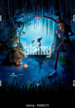 Datum der Freigabe: 25. Dezember 2009. FILMTITEL: Die Prinzessin und der Frosch. STUDIO: Walt Disney Pictures. PLOT: Ein Märchen zentriert auf ein junges Mädchen namens Prinzessin Tiana lebt in New Orleans French Quarter während des Jazz-Zeitalters. Bild: Filmszene. Stockfoto