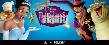 Datum der Freigabe: 25. Dezember 2009. FILMTITEL: Die Prinzessin und der Frosch. STUDIO: Walt Disney Pictures. PLOT: Ein Märchen zentriert auf ein junges Mädchen namens Prinzessin Tiana lebt in New Orleans French Quarter während des Jazz-Zeitalters. Bild: Filmszene. Stockfoto