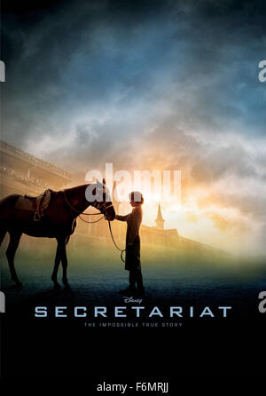 Datum der Freigabe: 13. August 2010. FILMTITEL: Sekretariat. STUDIO: Walt Disney Pictures. PLOT: Die Lebensgeschichte von Penny Chenery, Besitzer des Rennpferd Secretariat, der 1973 die Triple Crown gewann. Im Bild: DIANE LANE als Penny Chenery Stockfoto