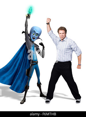 Datum der Freigabe: 5. November 2010. FILMTITEL: Megamind. STUDIO: DreamWorks Animation. PLOT: Die Superschurken Megamind erobert endlich seinen Erzfeind, der Held Metro man... aber findet sein Leben sinnlos ohne einen Helden zu kämpfen. Bild: WILL FERRELL als Megamind (Stimme) Stockfoto