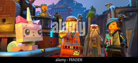 15. Januar 2014 - kein Merchandising. Nur zur redaktionellen Verwendung. Kein Buch Cover Verwendung... Der Lego-Film... Der Lego-Film - Jan 2014. (Bild Kredit: C Moviestore/Rex Features) Stockfoto