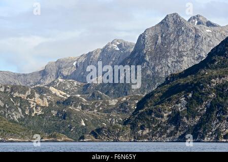 Hoppner Bay.  Als Teil der argentinischen Provinz Tierra Del Fuego verabreicht wurde Staten Island Tabu Tourismus s Stockfoto