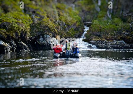 Hoppner Bay.  Als Teil der argentinischen Provinz Tierra Del Fuego verabreicht wurde Staten Island Tabu Tourismus s Stockfoto