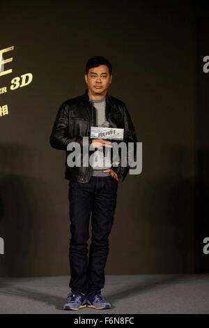 Peking, China. 17. November 2015. Ching Wan Lau besucht die Pressekonferenz von The Mörder verschwindet in Peking, China am 17. November 2015. © TopPhoto/Alamy Live-Nachrichten Stockfoto