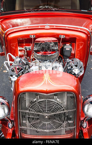 Roten Ford Hotrod. Stockfoto