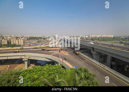 Santacruz Chembur Link Straßenüberführung, Mumbai, Maharashtra, Indien, Asien Stockfoto