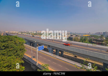 Santacruz Chembur Link Straßenüberführung, Mumbai, Maharashtra, Indien, Asien Stockfoto