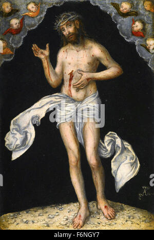 Lucas Cranach der ältere - Christus als Schmerzensmann Stockfoto